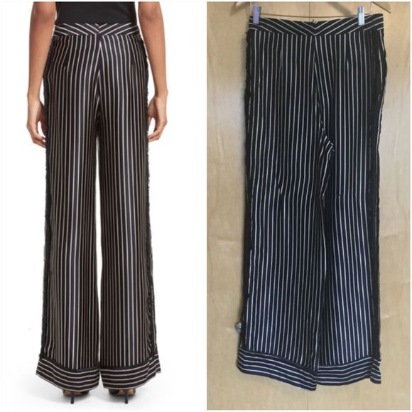 Wide Leg Silk Pajama Pants YIGAL AZROUËL - Picture 7 of 13